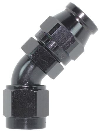 202-03-BLK -3 45 degree Hose end alloy