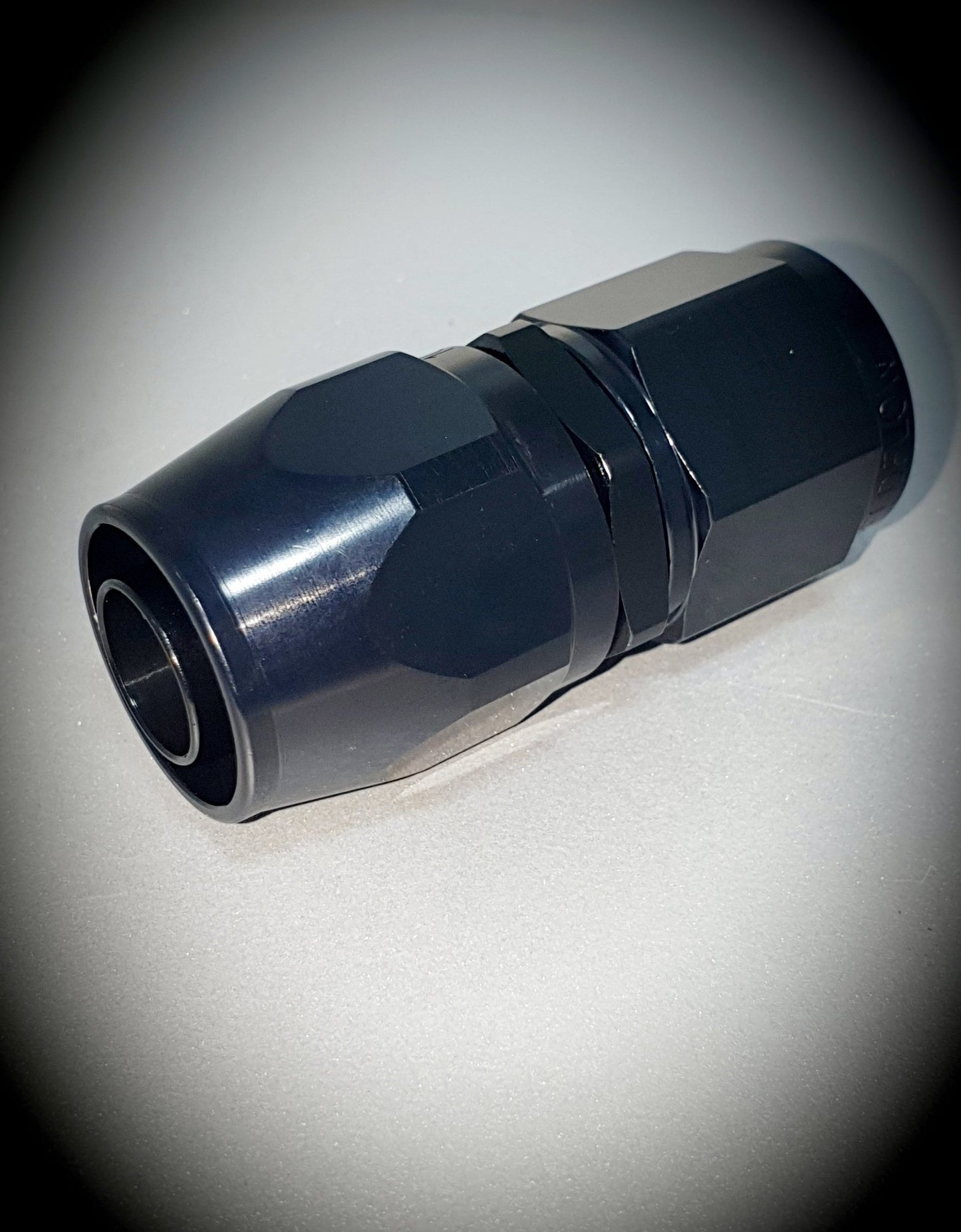 101-10-BLK -10 straight hose end - SS Racetech Rods & Customs