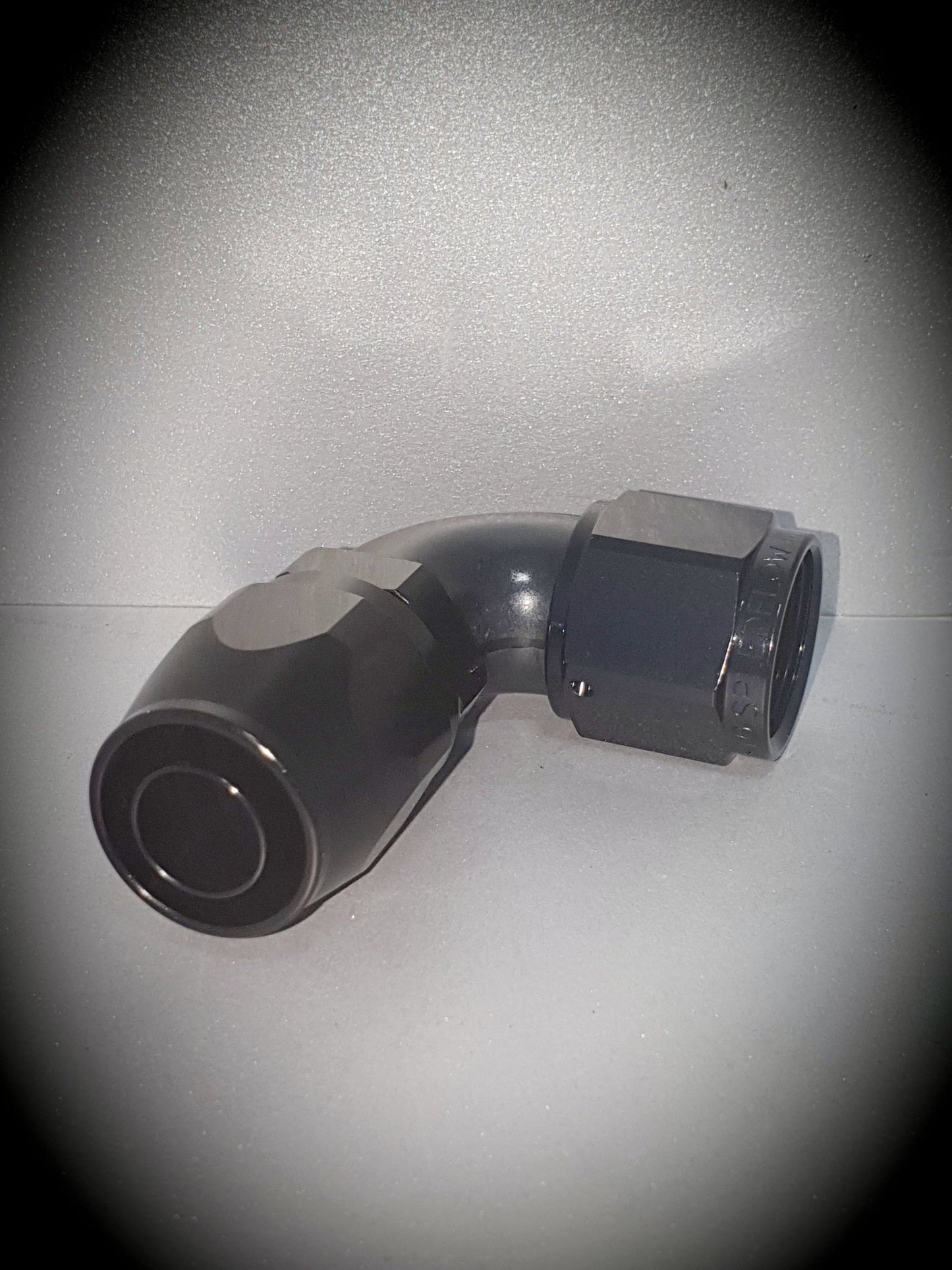 103 - 10 - BLK - 10 90 degree hose end blackSS Racetech Rods & CustomsSPEEDFLOW FITTINGS
