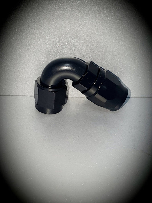 104-06-BLK -6 120 Degree hose end - SS Racetech Rods & Customs