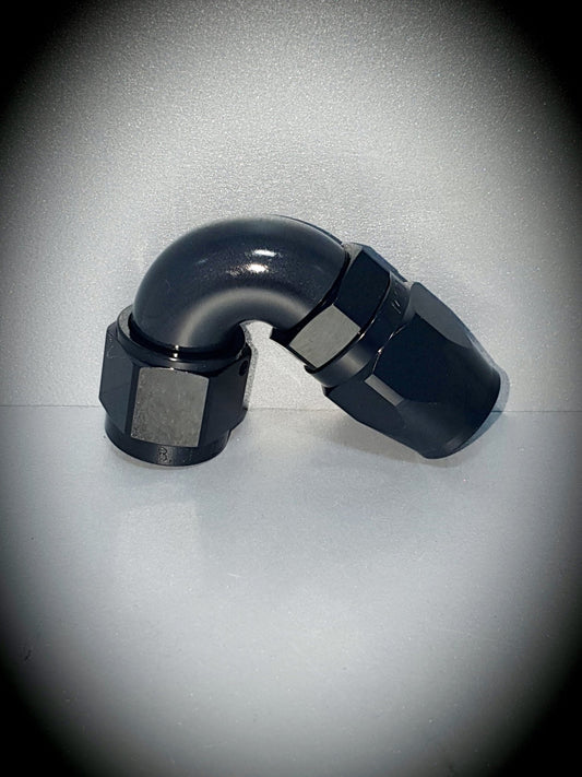 104-08-BLK -8 120 Degree hose end - SS Racetech Rods & Customs