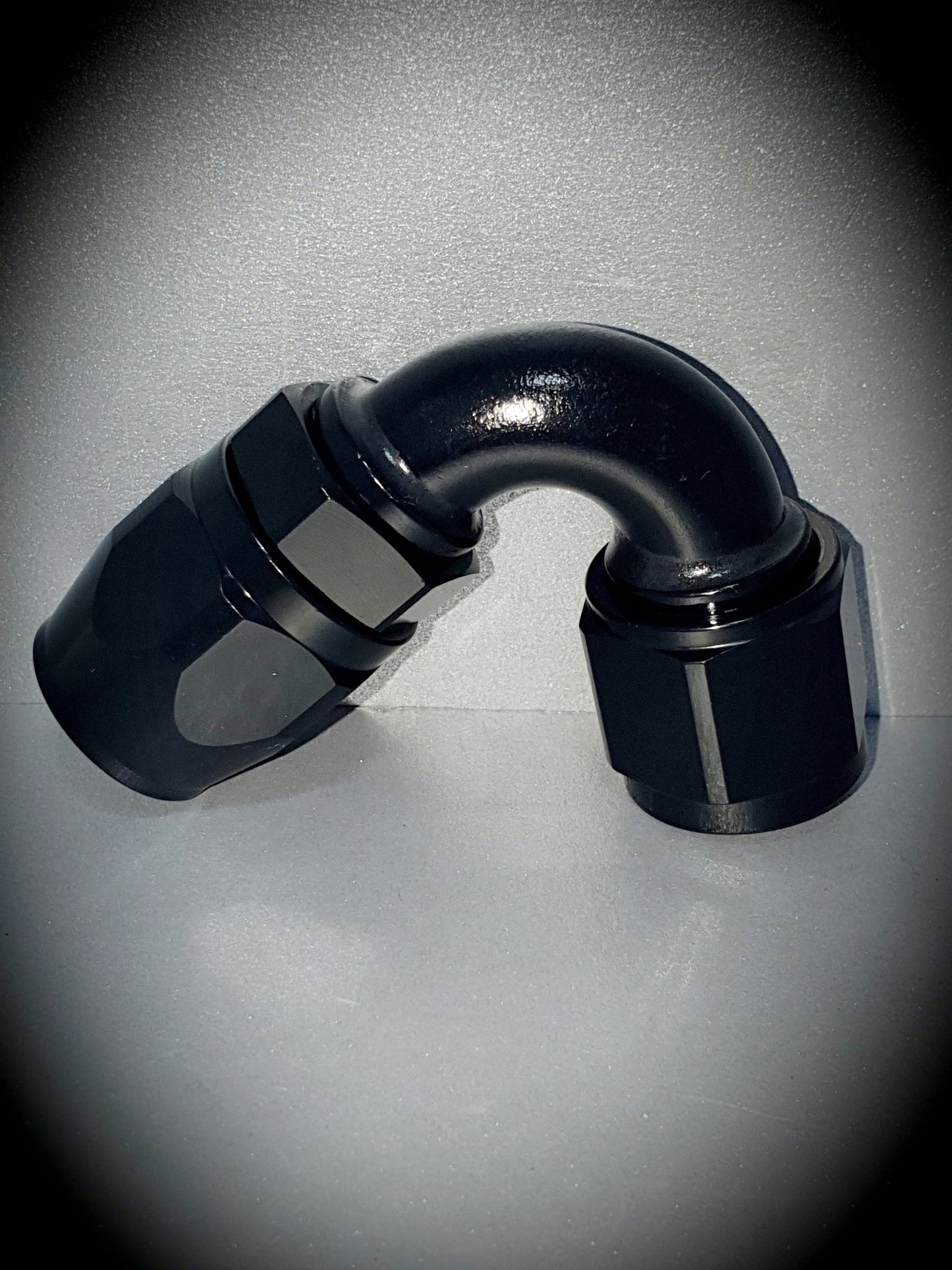 104-10-BLK -10 120 Degree hose end - SS Racetech Rods & Customs
