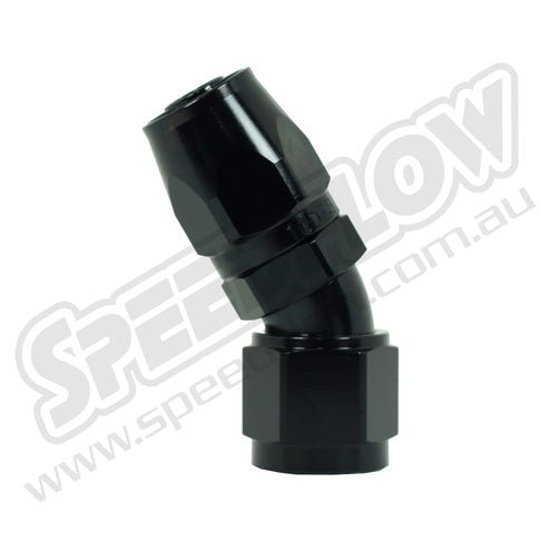 107-04-blk -4 30 Degree hose end by SS Racetech Rods & Customs
