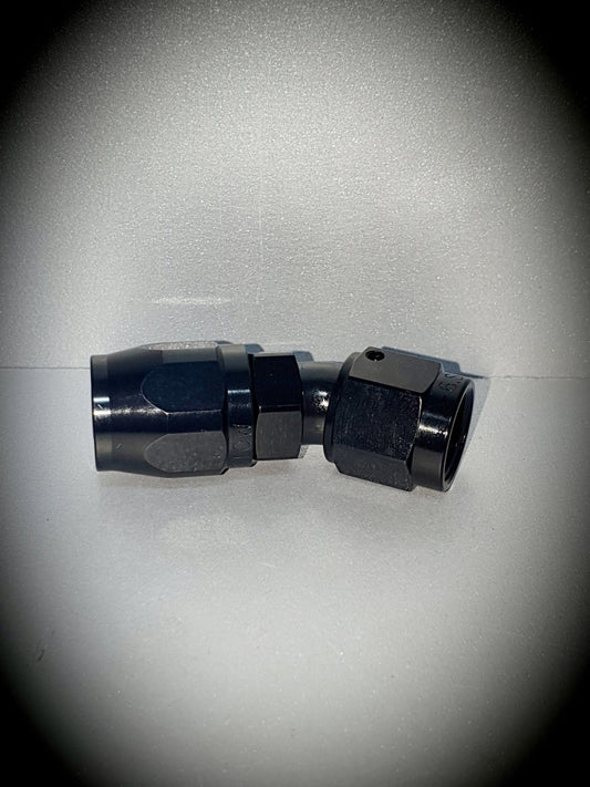 107-06-BLK -6 30 Degree hose end - SS Racetech Rods & Customs