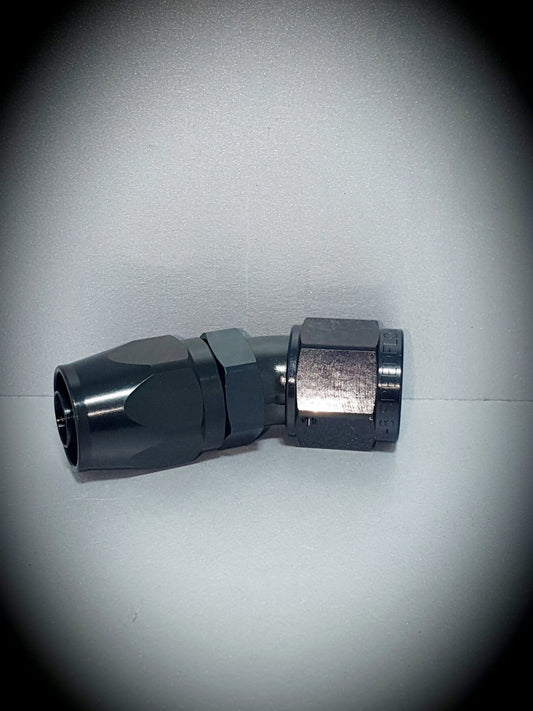 107-08-BLK -8 30 Degree hose end - SS Racetech Rods & Customs