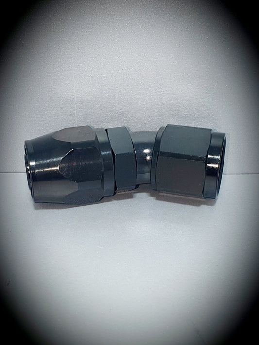 107-10-BLK -10 30 Degree hose end - SS Racetech Rods & Customs