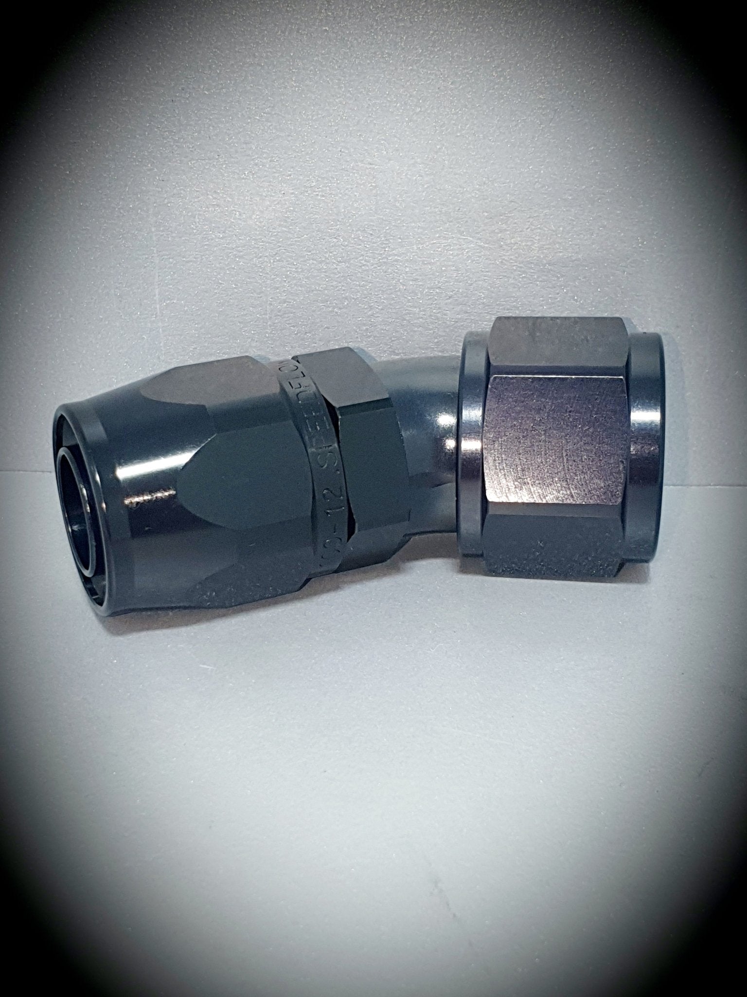 107-12-BLK -12 30 Degree hose end - SS Racetech Rods & Customs