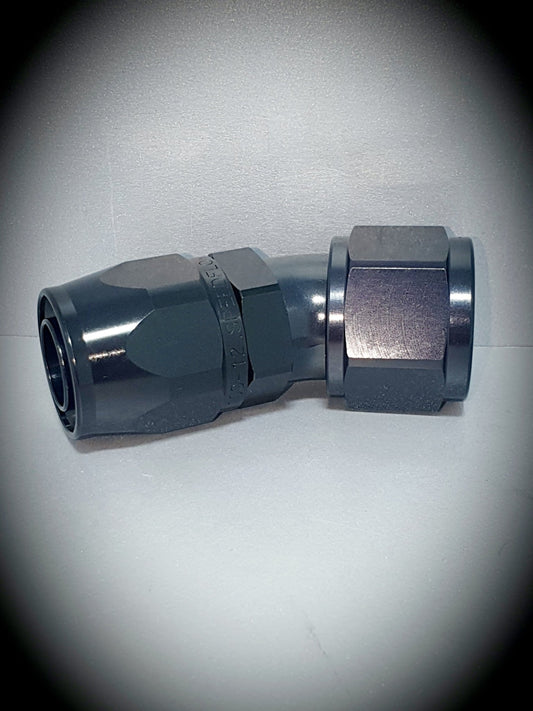 107-12-BLK -12 30 Degree hose end - SS Racetech Rods & Customs