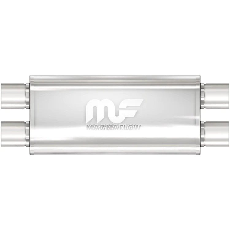MagnaFlow 5 X 8in. Oval Straight-Through Performance Exhaust Muffler 14468 - SS Racetech Rods & Customs