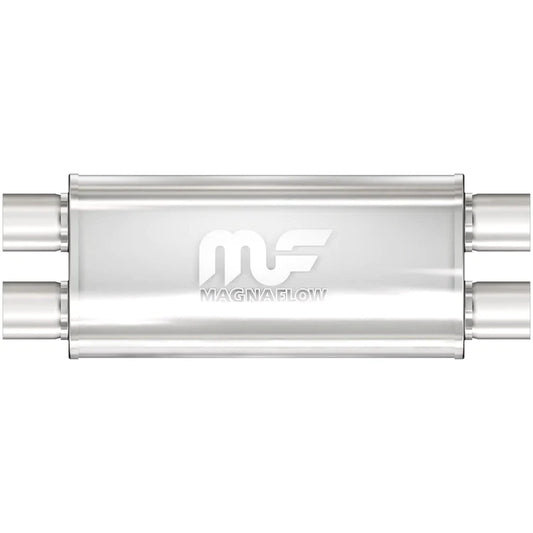 MagnaFlow 5 X 8in. Oval Straight-Through Performance Exhaust Muffler 14468 - SS Racetech Rods & Customs