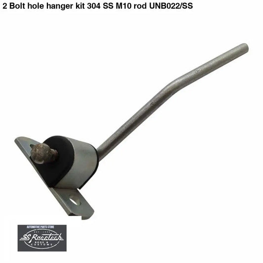2 Bolt hole hanger kit 304 SS M10 rod UNB022/SS - SS Racetech Rods & Customs