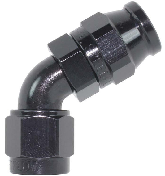 208-08-BLK -8 60 degree Hose end - alloy - SS Racetech Rods & Customs
