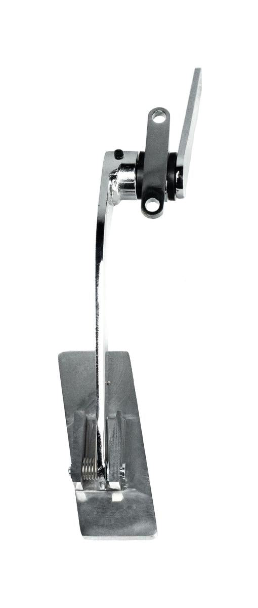 Polished billet aluminium firewall mount accelerator pedal -LK-011 - SS Racetech Rods & Customs
