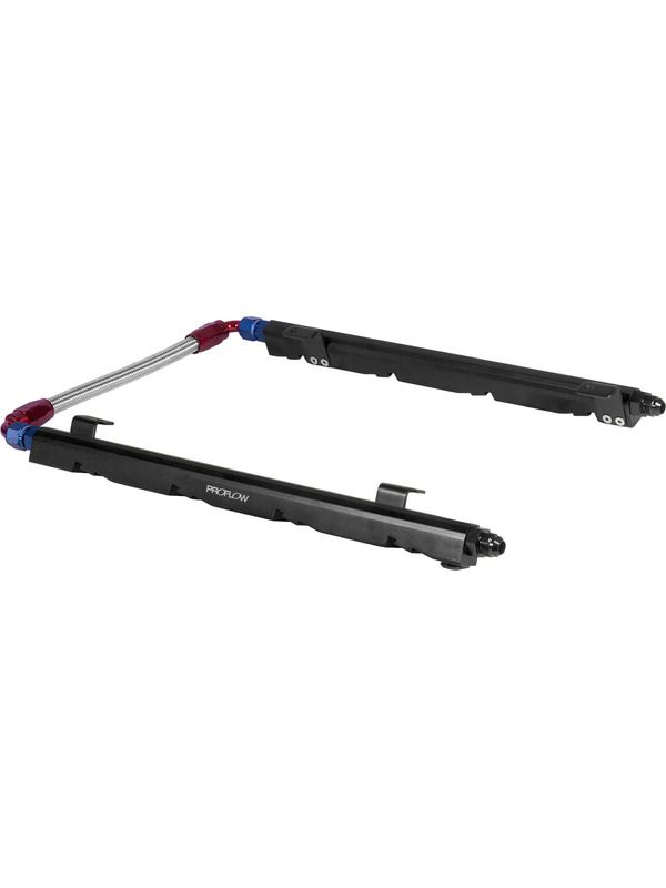 PFEFRKHOL5BK Proflow Fuel Rail Kit, For Holden Commodore VN-VT 5.0L EFI, -08AN ORB, Billet Aluminium, Black Anodised - SS Racetech Rods & Customs