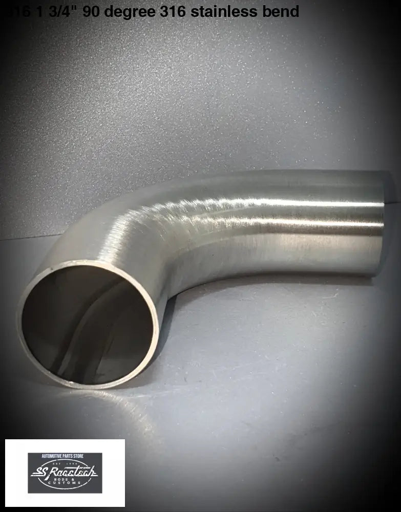 316 1 3/4" 90 degree 316 stainless bend - SS Racetech Rods & Customs