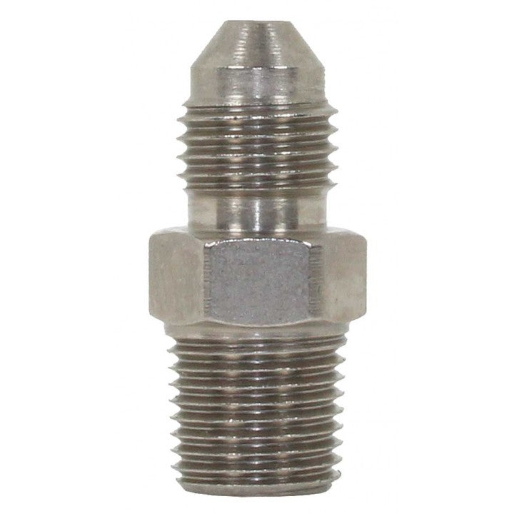 380-03 -3 male to 1/8" NPT male - SS Racetech Rods & Customs