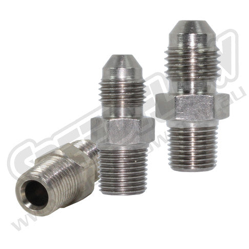 381-04 -4 male to 1/8 BSPT male - SS Racetech Rods & Customs