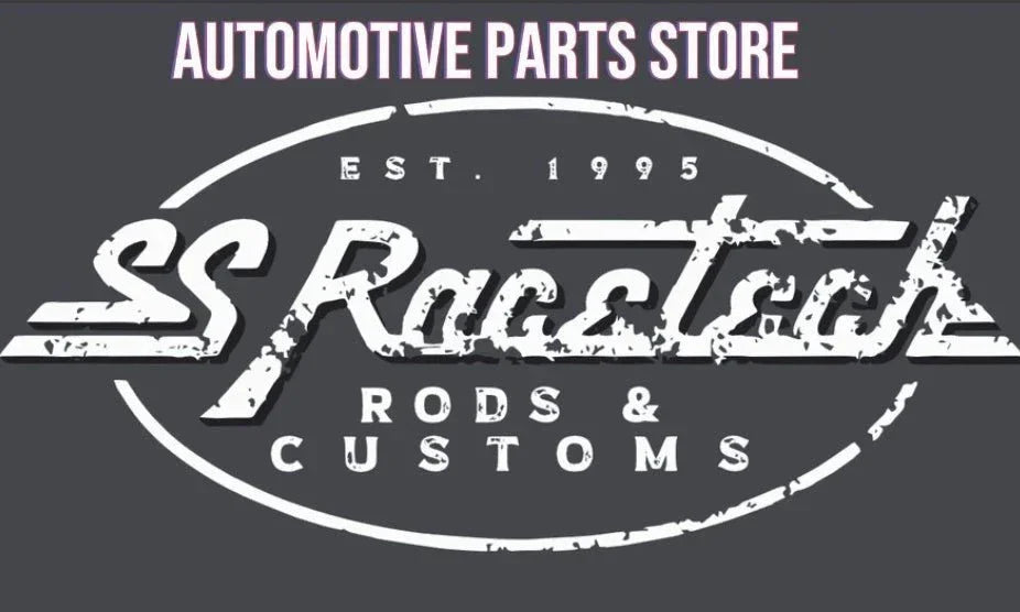 101-08-BLK -8 straight hose end - SS Racetech Rods & Customs