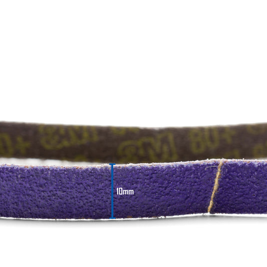 3M CUBITRON 80 GRIT FILE BELT 10MM X 330MM - 33440 786F - - SS Racetech Rods & Customs