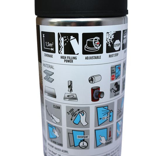 Car-Rep Etch & Weld Through Primer 1K - Black 500ml pressure pack - SS Racetech Rods & Customs