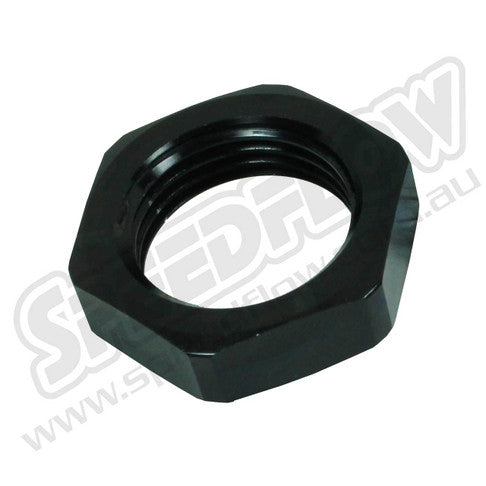 924-06-BLK -6 bulkhead nut - SS Racetech Rods & Customs