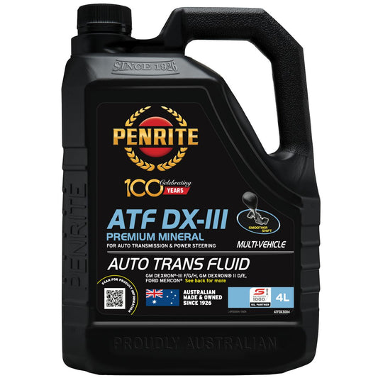 Penrite ATF DXIII Automatic Transmission Fluid 4L - ATFDX3004