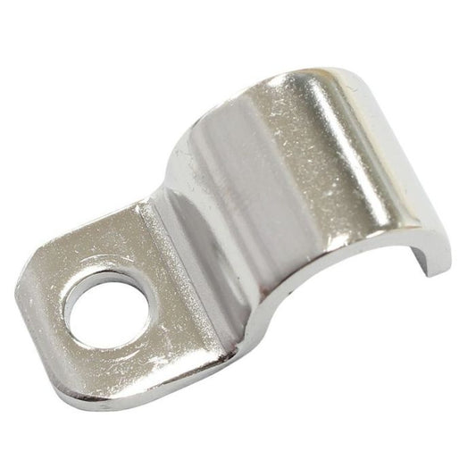 AF300-01 - AEROFLOW STAINLESS HARD LINE CLAMPS SUIT 3/8" (9.5MM) OD 12-PACK - SS Racetech Rods & Customs