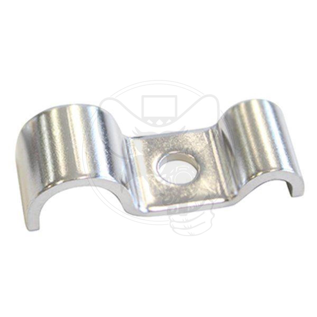 AF300-06-01 AF300-06-01 - AEROFLOW DUAL STAINLESS HARD LINE CLAMPS 3/16" & 3/8" LINES 6-PACK - SS Racetech Rods & Customs