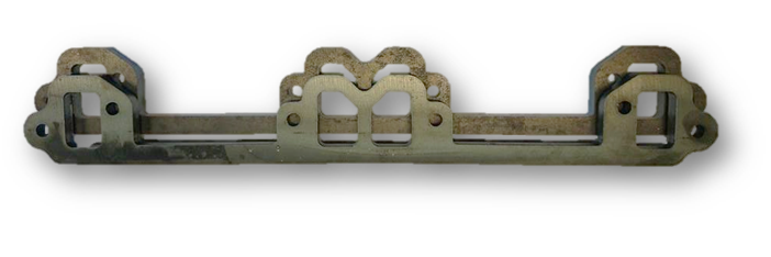 EXTRACTOR/HEADER FLANGE PLATE CHRYSLER/DODGE V8 318 340 MILD STEEL - HP30MS by SS Racetech Rods & Customs