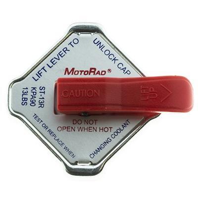 MRD-ST16R Proflow Motorad Radiator Cap, Safety Lev-R-Vent, Stant Square 16 psi sml, Each - SS Racetech Rods & Customs