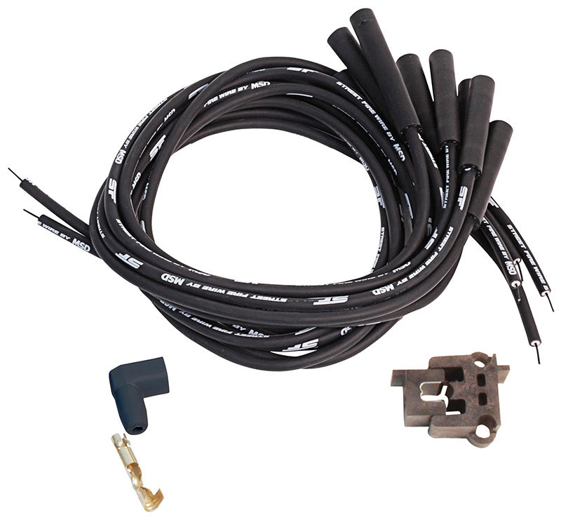 MSD5551 - MSD street fire spark plug lead set straight spark plug universal fit