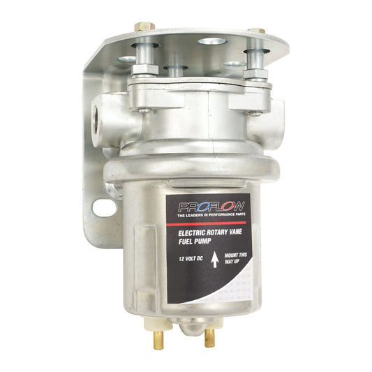 PFEFS14000 Proflow Fuel Pump, Electric Universal Rotary Vane 72GPH, 5 PSI, 1/4 NPT, Silver, Each - SS Racetech Rods & Customs