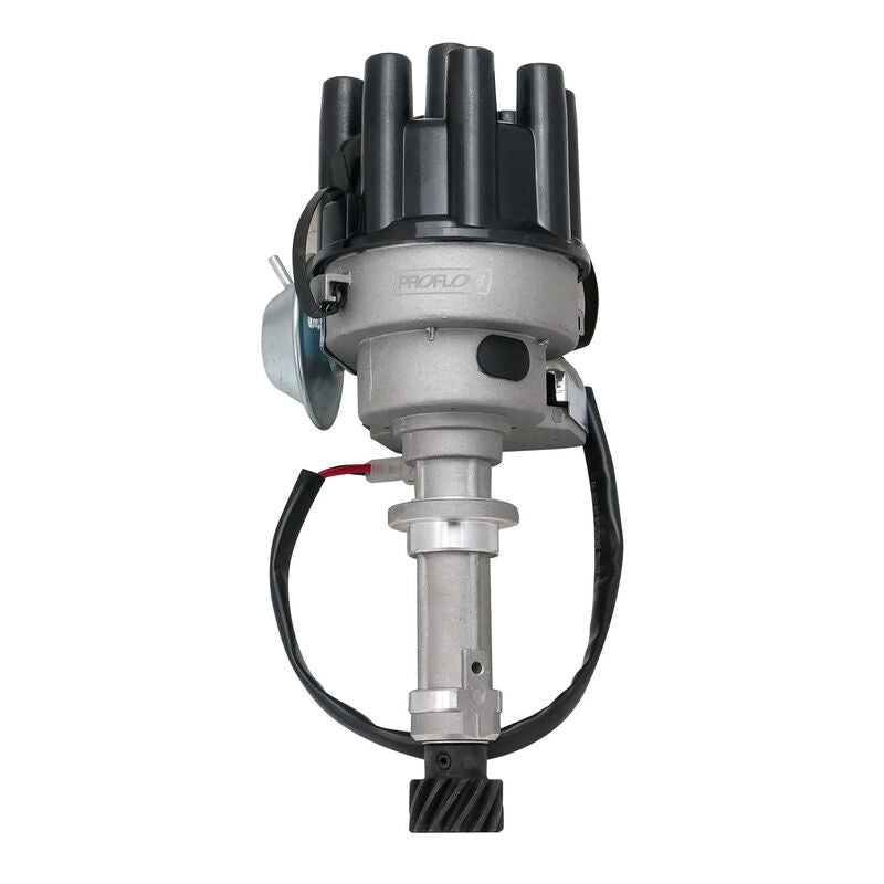 PFEID110E Proflow Distributor, HEI Street Series, Vacuum Advance, Bosch Style Black Cap, For Holden Commodore 253 308 V8 - SS Racetech Rods & Customs