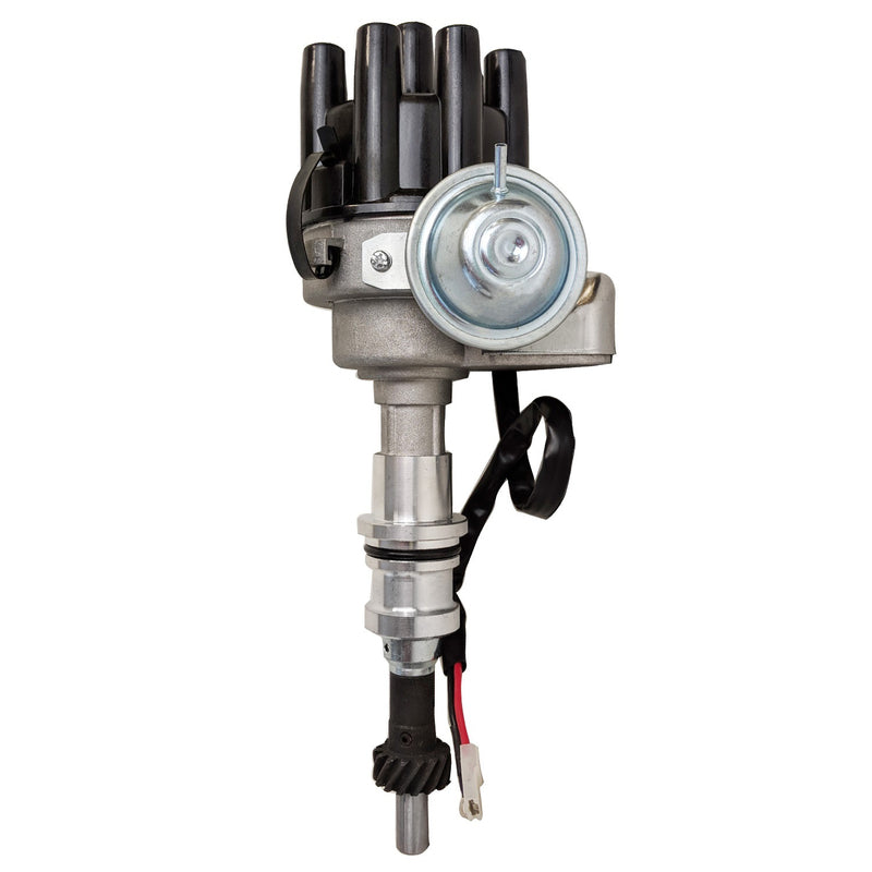 PFEID420E Proflow Distributor, HEI Street Series, Vacuum Advance, Bosch Style Black Cap, For Ford 351 Windsor