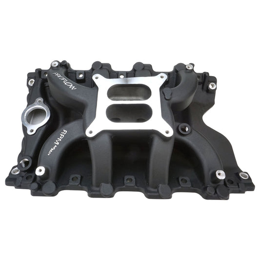 PFEM7594-BK Proflow Intake Manifold, AirMax, Dual Plane, For Holden Commodore V8, VN Heads 253, 304, 308, Aluminum, Black, Square Bore - SS Racetech Rods & Customs