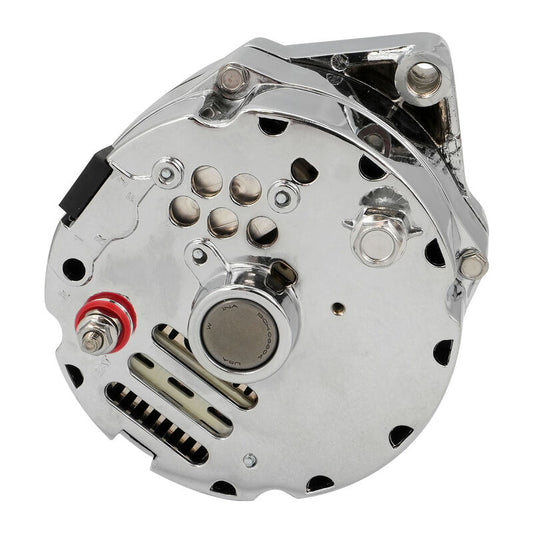PFEPM37293 Proflow Alternator Power Spark, 140 Amp 1-Wire, Internal Regulator, Chrome, V-Belt, Chev, For Holden, Commodore, Torana - SS Racetech Rods & Customs