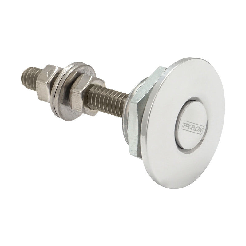 PFEQL10 Proflow Quick Release Pro Latch 31.4 mm Mini Fastener, Billet Aluminium, Polished, Kit - SS Racetech Rods & Customs