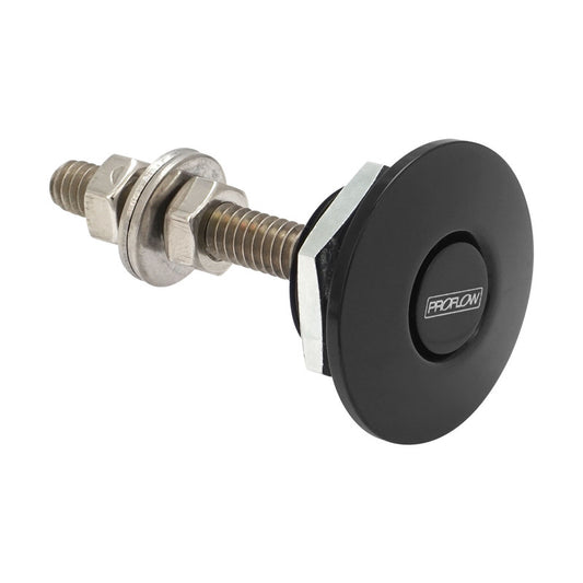 PFEQL10BK Proflow Quick Release Pro Latchm 31.4 mm Mini Fastener, Billet Aluminium, Black, Kit - SS Racetech Rods & Customs