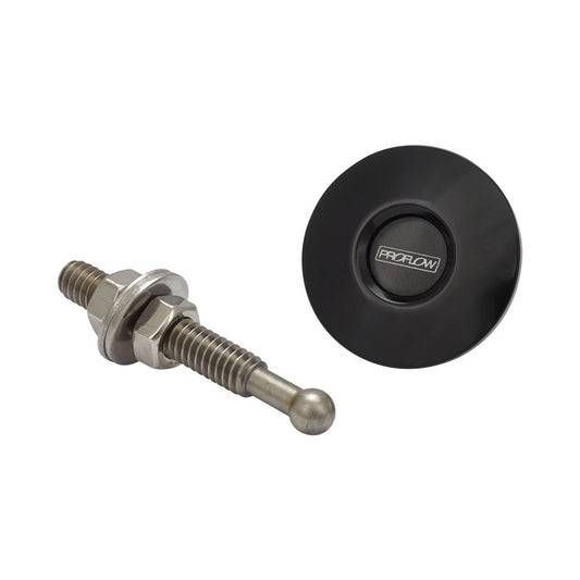 PFEQL10BK Proflow Quick Release Pro Latchm 31.4 mm Mini Fastener, Billet Aluminium, Black, Kit - SS Racetech Rods & Customs