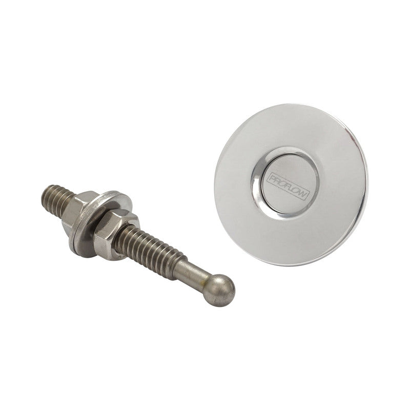 PFEQL10 Proflow Quick Release Pro Latch 31.4 mm Mini Fastener, Billet Aluminium, Polished, Kit - SS Racetech Rods & Customs