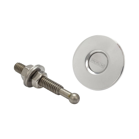 PFEQL10 Proflow Quick Release Pro Latch 31.4 mm Mini Fastener, Billet Aluminium, Polished, Kit - SS Racetech Rods & Customs