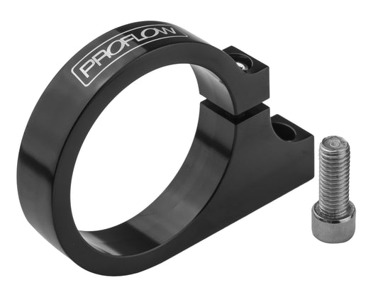 PFEROO9BK Aluminium Overflow Tank Bracket - Proflow, 60mm, Black - SS Racetech Rods & Customs