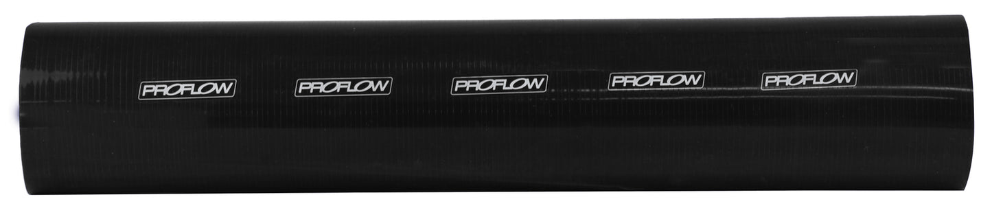 PFES101-175LB Proflow Hose Tubing Air intake, Silicone, Straight, 1.75in. Straight 2Ft Length, Black