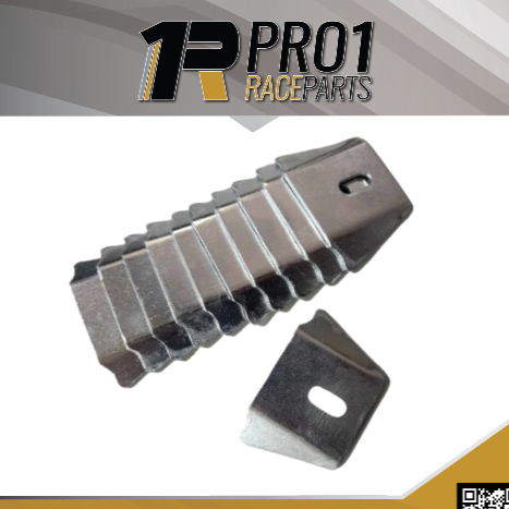 Kenco Seat / Harness Belt Weld on Brackets Plates - Each - SS Racetech Rods & Customs