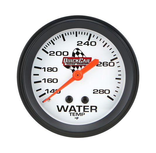 QuickCar Mechanical Water Temperature Gauge 2-5/8" - SS Racetech Rods & Customs