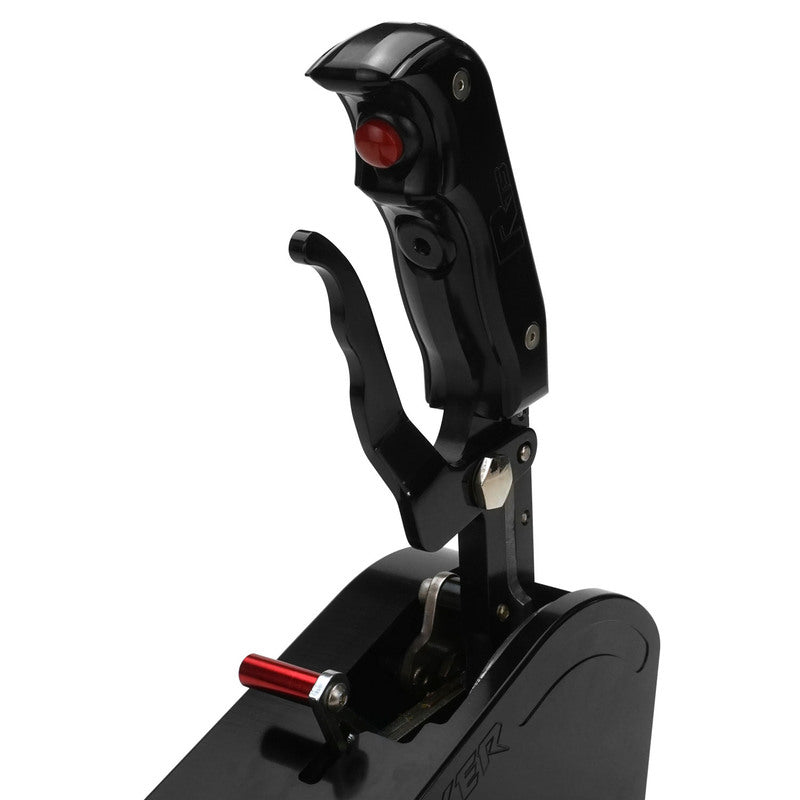RTS-SFT611323-BILL RTS Automatic Shifter, Billet Striker Pistol Grip Billet Handle with Buttons, 1 piece Billet Cover, GM Powerglide, TH350, TH400, C4, C6, For Chrysler, - SS Racetech Rods & Customs