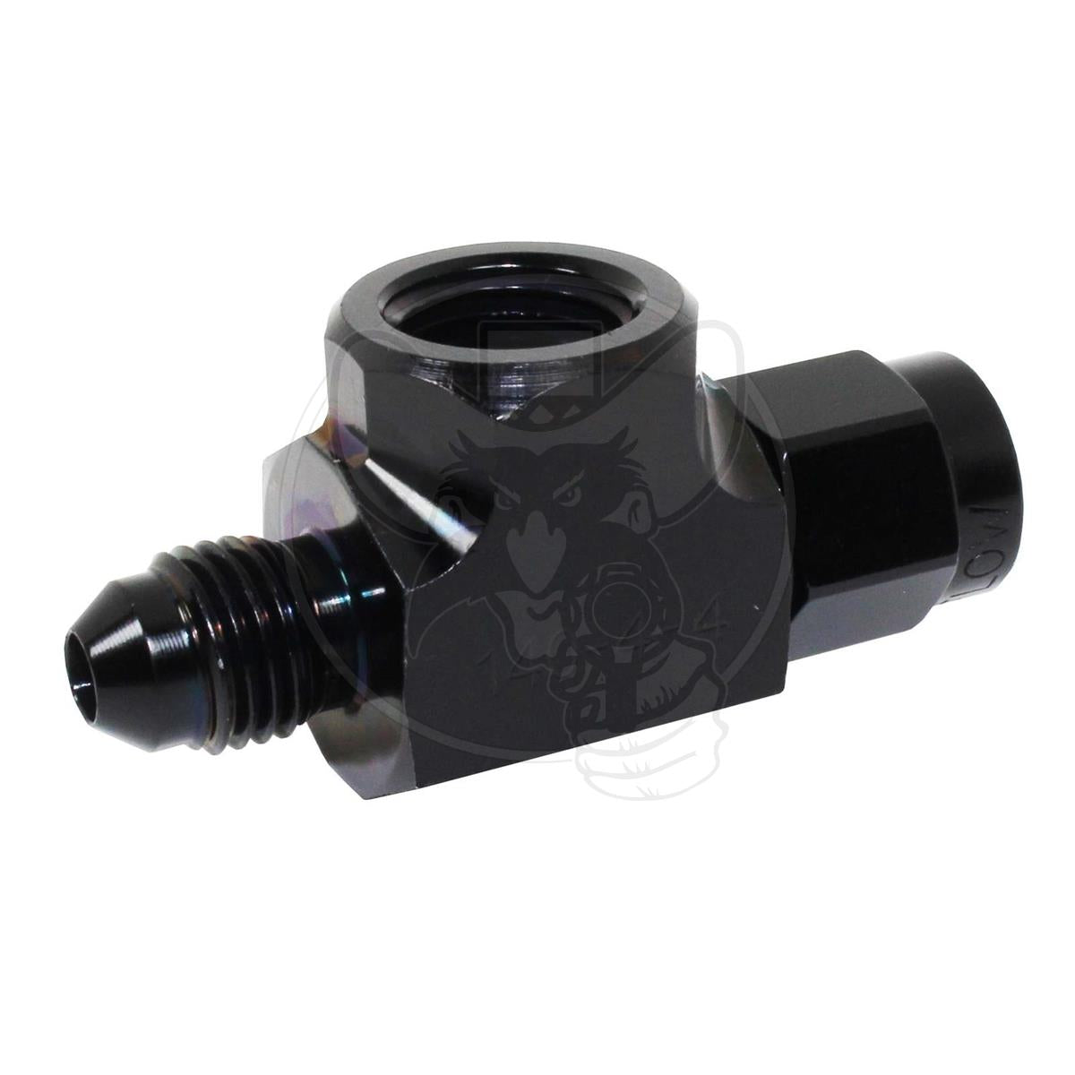 140-06-M10-BLK -6 Fem to Male - M10 X 1.0P - Black - SS Racetech Rods & Customs