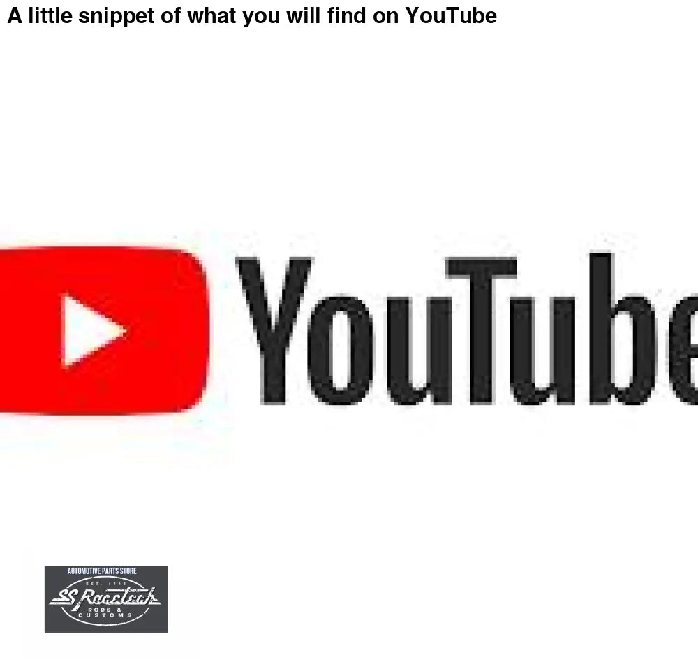 A little snippet of what you will find on YouTube SS RACETECH CARS