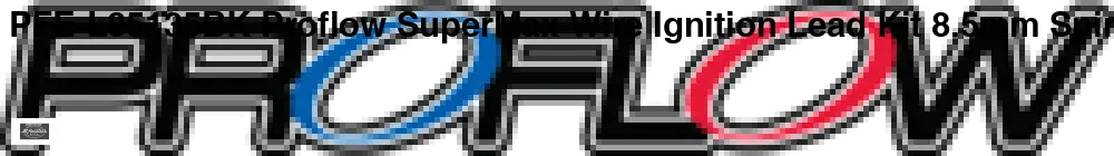 PFE-L85135BK Proflow SuperMax Wire, Ignition Lead Kit, 8.5mm Spiral Core, Black, 135 Deg Plug, Hei & Socket Cap, Universal, V8 with Separator Set - SS Racetech Rods & Customs