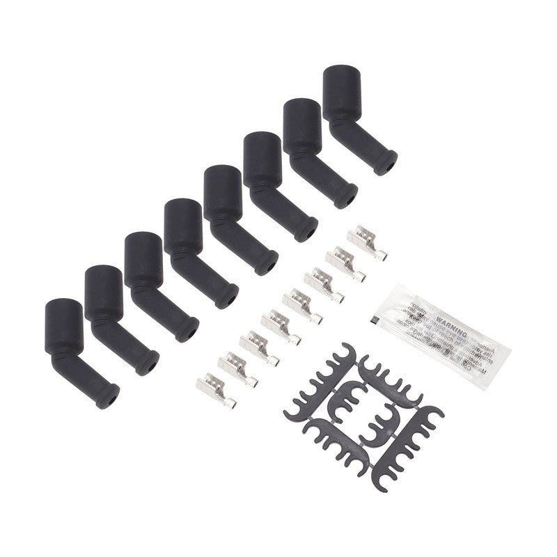 PFE - L85LSCTFBK Proflow SuperMax Wire, Ignition Lead Kit, 8.5mm Spiral Core, Black, Coil Relocation Kit, Cut To Length, LS Chevrolet, Holden Commodore, SetSS Racetech Rods & CustomsELECTRICAL